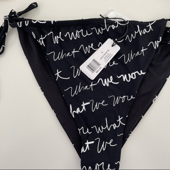 Revolve String Bikini WEWOREWHAT Scribble Bikini - Picture 8 of 8